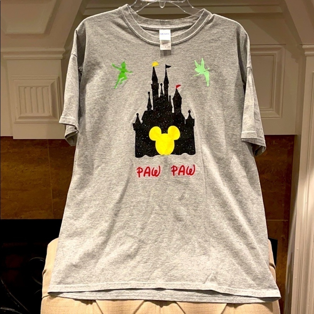 𝅺men’s Gildan Sz XL Disney “Paw Paw” Gray T-shirt